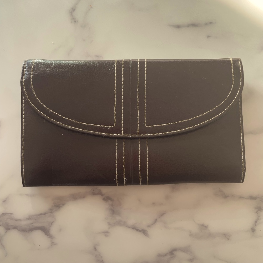 Burton leather purse